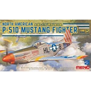 Meng North American P-51d Mustang Fighter - 1:48e --model - Publicité