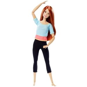 Barbie poupée adolescente Made to Move29 cm bleu - Publicité