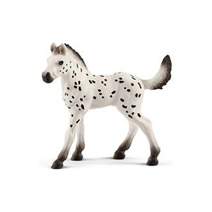 Schleich Horse Club - Poulain Knabstrup - points noirs, manteau blanc - Publicité