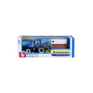 Bburago Tracteur Remorque Cheval Collection Ferme 1:32 - Publicité