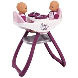 Smoby Chaise haute jumeaux 2 en 1 Baby Nurse - Publicité