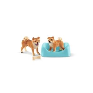 Schleich Shiba Inu Mother and Pup - Publicité