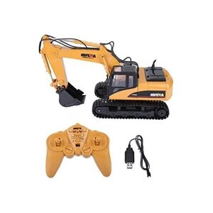 GENERIQUE 1:14 RC Truck excavateur Télécommande, 2.4G 15CH RC Camion Pelle Electrique Modèle pour Enfants cadeau de Noël anniversaire - Publicité