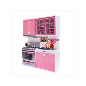 GENERIQUE Cadeau de Noël Mini Kids Cuisine Jeux de Simulation de Cuisine Ensemble Cuisinière Cabinet Filles Jouet BT592 - Publicité