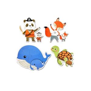 GENERIQUE Puzzle Enfant Animaux En Bois Baleine Jeux Jouets Educatifs Pour Les Enfants BT1539 - Publicité