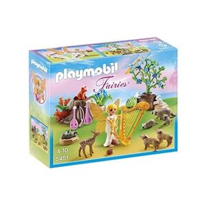 PLAYMOBIL Ensemble de jeu Fée de la musique avec Woodland Creatures - Publicité