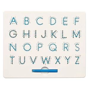 Allbiz A à Z Lettres Magnet Tablet pour Enfants Jouet Educatif Magnétique Balls Conseil Alphabet--Bleu Uppercase - Publicité