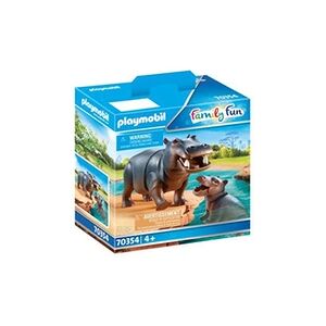 PLAYMOBIL Le parc animalier 70354 Hippopotame et son petit - Publicité