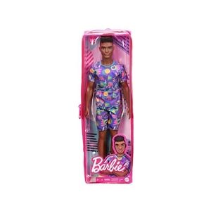 Barbie Poupée Ken Fashionistas T-Shirt Motif Fluo - Publicité