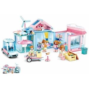 Sluban Jeu de construction brique emboitable compatible lego girl's dream nouvelle maison M38-B0822 figurines articulés - Publicité