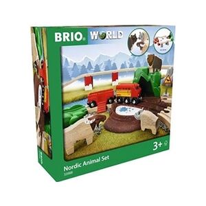 BRIO World Grand Circuit Exploration - Coffret complet 27 pieces Circuit de train en bois - Publicité