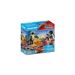 PLAYMOBIL City Action - Ouvrier et Douanière - 70775 - Publicité