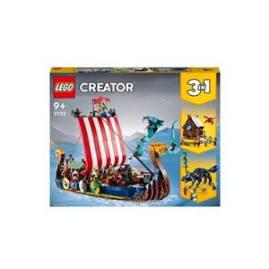 LEGO Creator 3 en 1 31132 Le bateau viking et le serpent de Midgard - Publicité