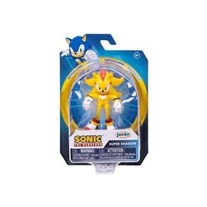 Jakks Pacific Sonic The Hedgehog - Figurine articulée 6 cm - Personnage Super Shadow - Publicité