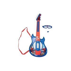 Lexibook SPIDER-MAN - Guitare Electronique Lumineuse avec lunettes equipees dun micro - Publicité