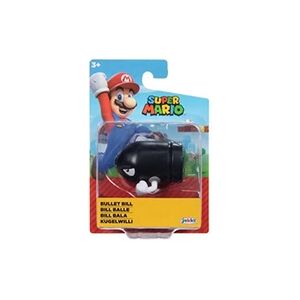 Jakks Pacific Jakks - World of Nintendo - Super Mario - Figurine articulée 6.3cm - Personnage Bullet Bill - Publicité