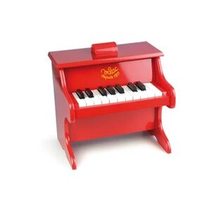 Vilac Piano en bois rouge 18 touches - Publicité