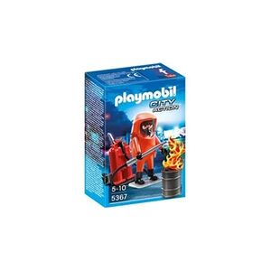 PLAYMOBIL 5367 Pompier avec Combinaison de Feu - Publicité