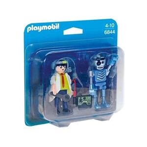 PLAYMOBIL 6844 Inventeur et robot - Publicité