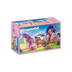 PLAYMOBIL Princess 6856 Calèche royale avec cheval à coiffer - Publicité