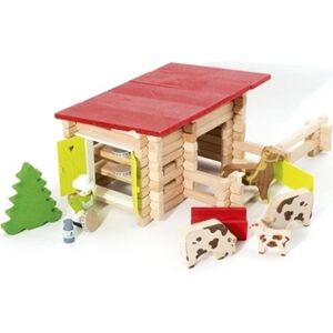 Jeujura - 8052 - jeu de construction - petite ferme avec cave à comte et animaux - 100 pièces - Publicité