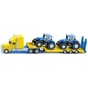 SIKU remorque avec New Holland tracteurs jaune / bleu (1805) - Publicité