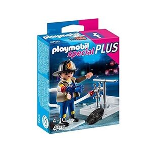 PLAYMOBIL Pompier avec tuyau - Publicité