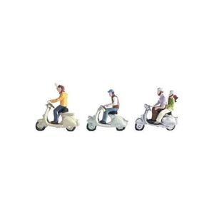 NOCH Figurines de conducteur de scooter 15910 - Publicité