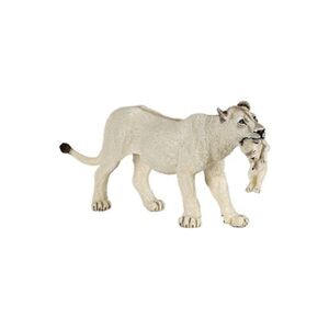 Papo Figurine Lionne blanche avec lionceau - Publicité