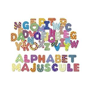 GENERIQUE MAGNETS ALPHABET MAJUSCULE 56 PCS - Publicité