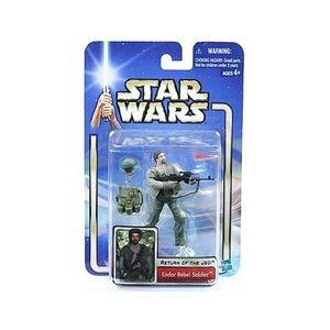 GENERIQUE STAR WARS FIGURINE ENDOR SOLDIER (Saga) - Publicité