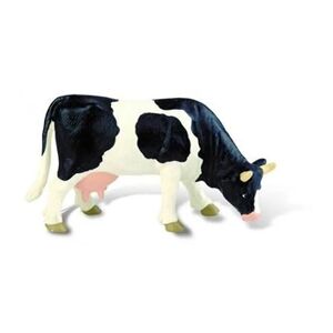 Bullyland - 62442 - Vache noire et blanche - large - Publicité