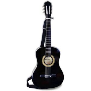 Bontempi Guitare espagnole en bois noir 92 cm - Publicité