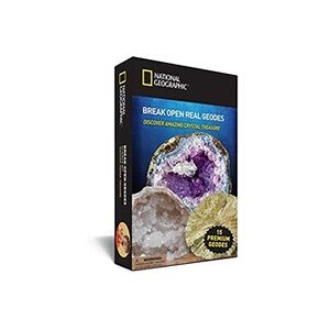 National Geographic - Crack Open 15 Geodes and Explore Crystals - Publicité