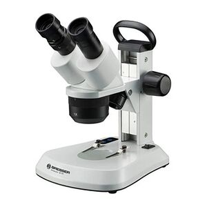 Bresser microscope Analyth STR 10-40x aluminium blanc/noir - Publicité