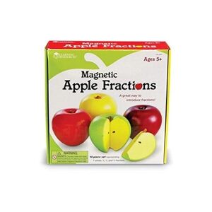 Learning resources Magnetic Apple Fractions - Publicité