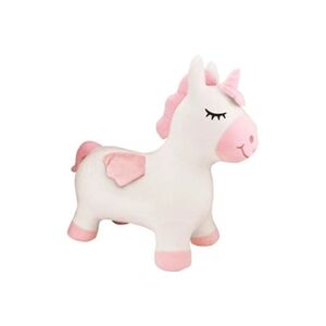 Lexibook Porteur Licorne Sauteuse Gonflable Peluche - - Publicité