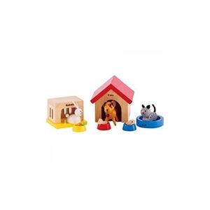 Hape E3455 Ensemble Animaux Domestiques pour Maison de Poupées - Publicité