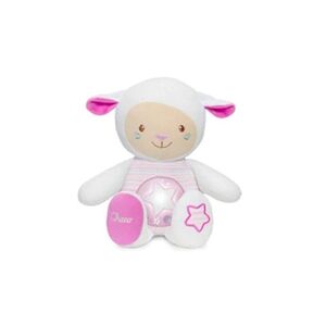 Chicco Peluche veilleuse musicale Mouton Tendres Mots Doux First Dreams Rose - Publicité