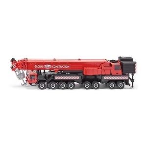 SIKU 4311 - grue géante mega lifter, 1:55, métal / plastique, rouge, bras de grue extensible, treuil à câble - Publicité