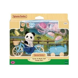 Sylvanian Families Poupée La Fille Panda, Son Velo Et Sa Remorque - Publicité