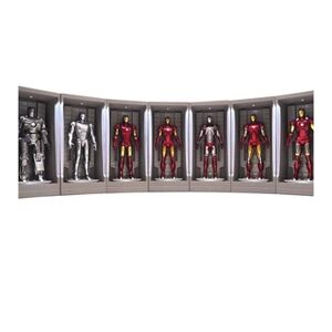 Hot toys Figurine MMSC005-MMSC012 - Marvel Comics - Iron Man 3 - Iton Man Hall Of Armor Miniature Collectible - Publicité