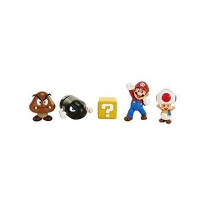 Nintendo Coffret Diorama 5 figurines Mario thème classic - Publicité