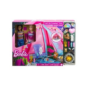 Barbie Deux Poupées Coffret Camping avec accessoires - Publicité