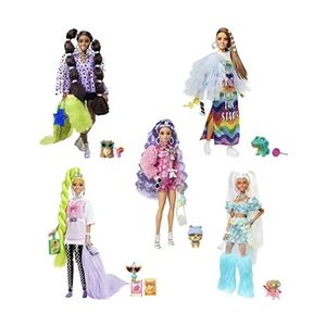 : Coffret de 5 poupées Barbie Extra avec 70 accessoires et 5 animaux - Publicité