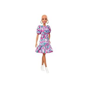 Barbie poupée adolescente FashionistasNo Hair girls 30 cm rose - Publicité