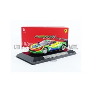 Bburago Voiture Miniature de Collection 1-43 - FERRARI 458 Italia GT3 - 2015 - Green / Blue / Yellow / Red - 36305G - Publicité