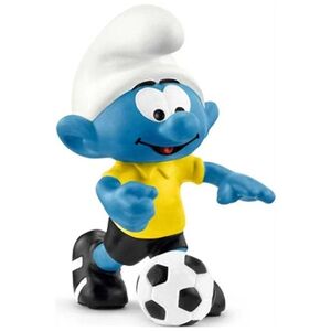 Schleich - Figurine Schtroumpf avec Porte-Bonheur The Smurfs, 20819, Multicolore - Publicité