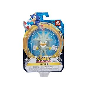 Jakks Pacific Sonic The Hedgehog - 40689 - Figurine articulée 6 cm - Silver - Publicité