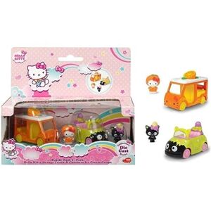 Dickie Toys - Lot de 2 figurines et véhicule Hello Kitty - Publicité